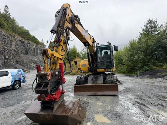 CAT M313 D wheeled excavator with Indexator tilt and S M313 D wheeled excavator with Indexator tilt and S 2013 2 Wheeled E...