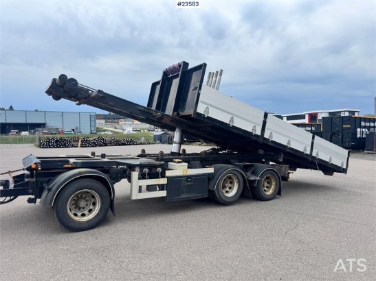 Hüffermann Drawbar Trailer with Cable Hoist and Body WATCH VI Huffermann Drawbar Trailer with Cable Hoist and Body WATCH V...