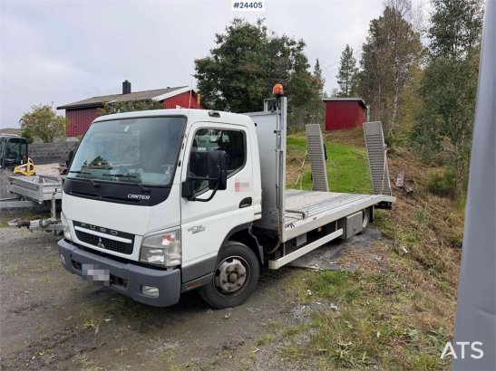 Mitsubishi Fuso 7C18 platform car w/ new AdBlue pump, Winch, Fuso 7C18 platform car w/ new AdBlue pump, Winch, 2012 2 imag...