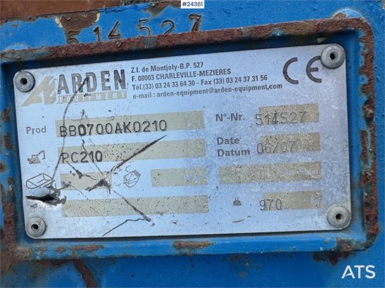 Arden Equipment Concrete Shear for Excavator ARDEN EQUIPMENT Concrete Shear for Excavator 2007 2 image 11