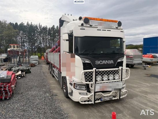Scania R650 6x4 Crane truck – 23 tm HMF crane R650 6x4 Crane truck – 23 tm HMF crane 2018 2 Crane trucks image 3