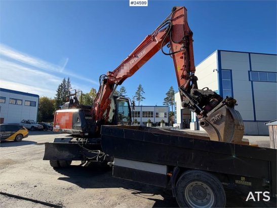 Hitachi ZX140W-6 Wheeled excavator with tilt, bucket and N ZX140W-6 Wheeled excavator with tilt, bucket and N 2018 2 Wheel...