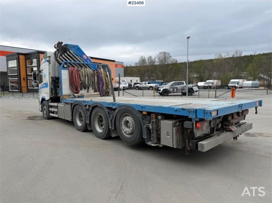 Volvo FM500 8x4 crane truck w/ 50t/m crane and jib. WATC FM500 8x4 crane truck w/ 50t/m crane and jib. WATC 2017 2 Crane t...