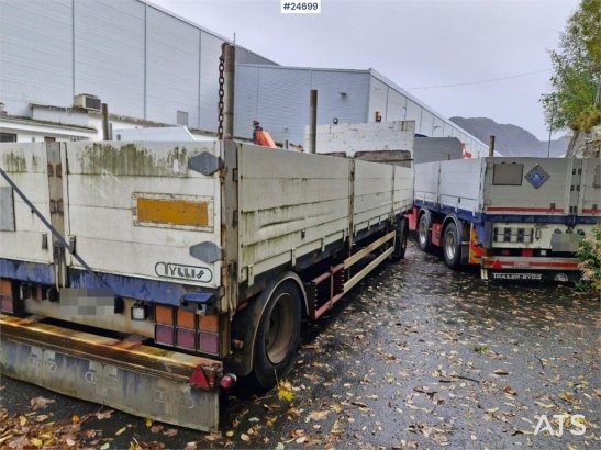 Tyllis 2 akslet Flatbed trailer – repair project with fol Tyllis 2 akslet Flatbed trailer – repair project with fol 2004 2...