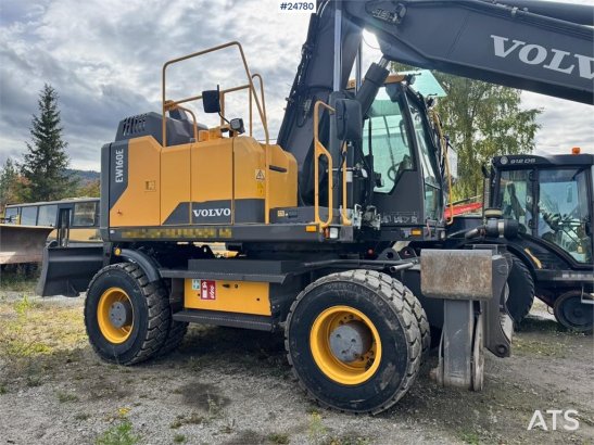 Volvo EW160E Wheeled Excavator with Rototilt and Grading EW160E Wheeled Excavator with Rototilt and Grading 2015 2 Wheeled...