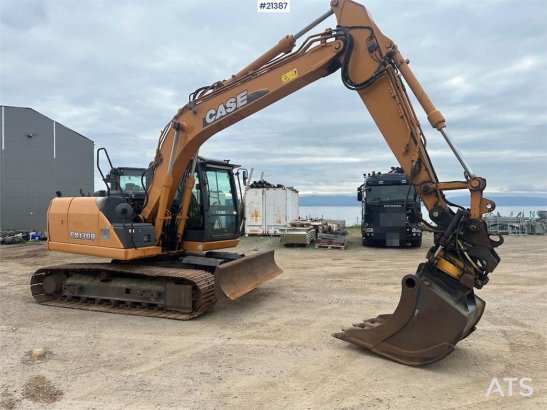 CASE CX130B excavator w/rototilt and two buckets. WATCH CX130B excavator w/rototilt and two buckets. WATCH 2011 2 Crawler ...