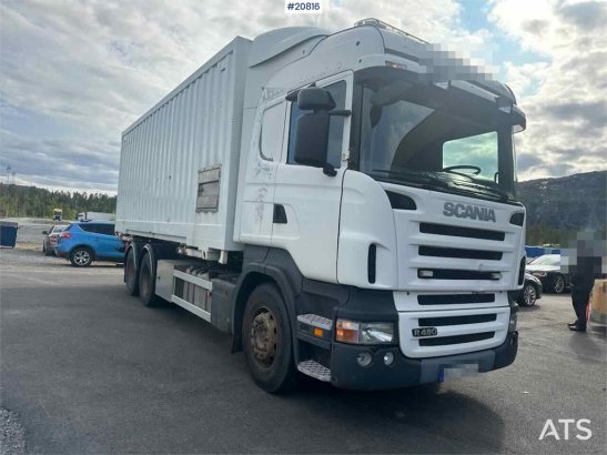 Scania R480 3 axle container truck with/ lift. New EU-app R480 3 axle container truck with/ lift. New EU-app 2008 2 image 19