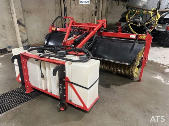 Tokvam FK broom with wheel loader attachment or tractor a Tokvam FK broom with wheel loader attachment or tractor a 2 imag...