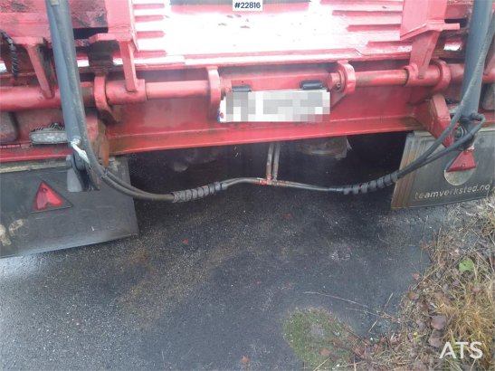Vang SLHS machine trailer with hydraulic ramps VANG SLHS machine trailer with hydraulic ramps 1983 2 Lowloader trailers im...