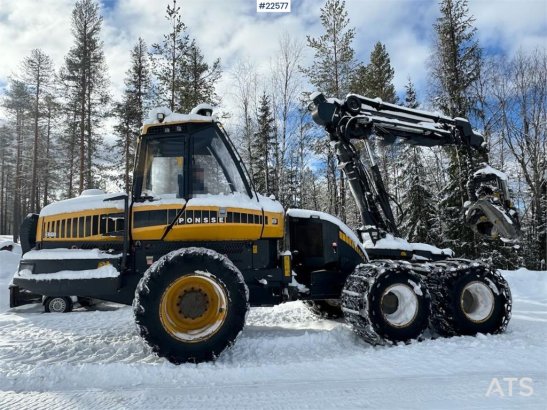 Ponsse Ergo Harvester with H7 Head and Ilsbo Brush Cutter Ponsse Ergo Harvester with H7 Head and Ilsbo Brush Cutter 2009 2...