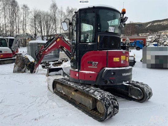 Yanmar Vio57-6B crawler excavator with tilt, grapple and 844 2022 2 Crawler Excavators image 34