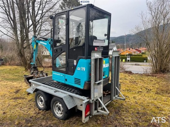 Airman AX19-6A mini excavator with 2 buckets and 2014 mac AX19-6A mini excavator with 2 buckets and 2014 mac 2018 2 image 34