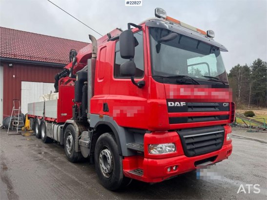DAF CF85 8x4 crane truck with 66 t/m Fassi crane crane CF85 8x4 crane truck with 66 t/m Fassi crane crane 2013 2 Crane tru...