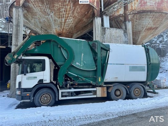 Scania P114 380 refuse compactor truck with front loader P114 380 refuse compactor truck with front loader 2004 2 image 94