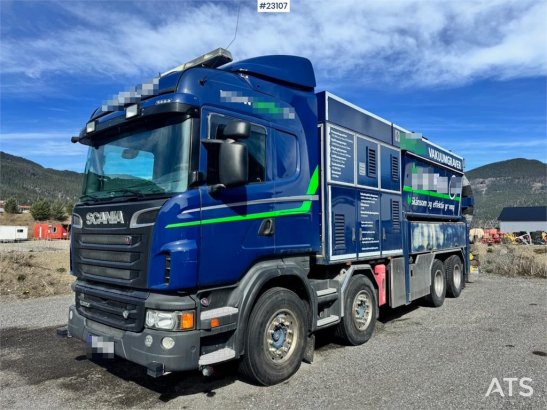 Scania R620 Vacuum Excavator – 43,000 m³ per hour – 245,0 R620 Vacuum Excavator – 43,000 m³ per hour – 245,0 2013 2 Crawle...