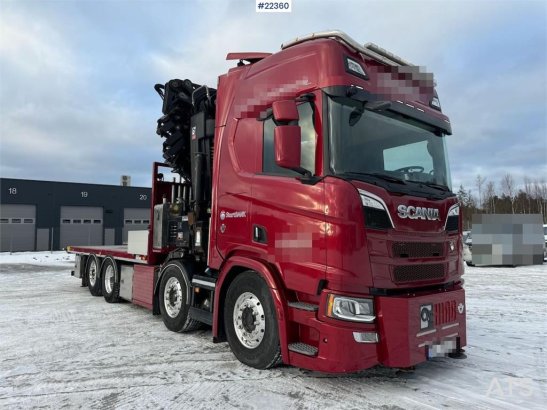 Scania R580 8x2 crane truck with 85 t/m Hiab crane – jib R580 8x2 crane truck with 85 t/m Hiab crane – jib 2019 2 Crane tr...