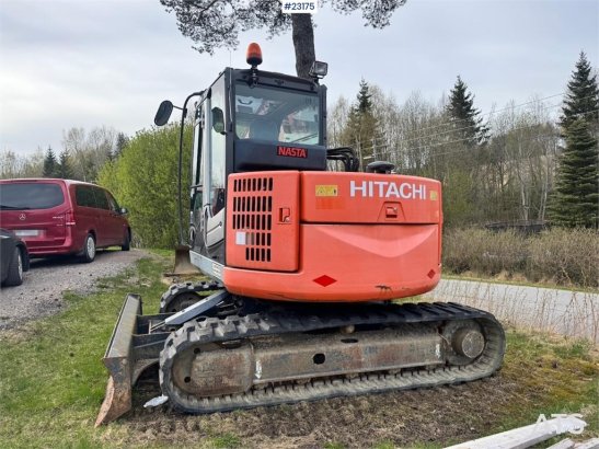 Hitachi ZX85US-3 Crawler Excavator with 3 buckets and grap ZX85US-3 Crawler Excavator with 3 buckets and grap 2012 2 Crawl...