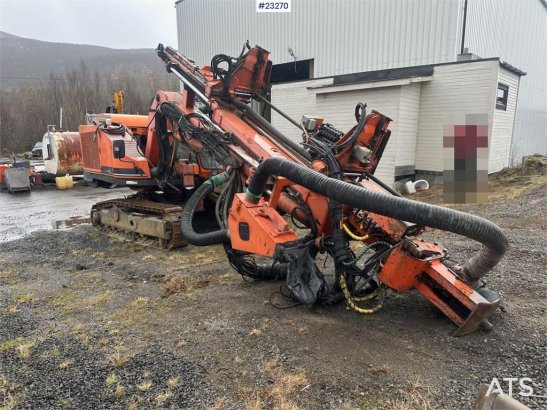 Tamrock 500 drilling rig w/ full set of new drill rods and Tamrock 500 drilling rig w/ full set of new drill rods and 2000...