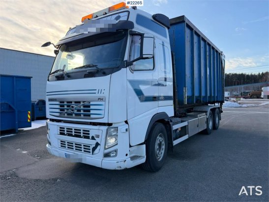Volvo FH500 6x2 hook truck with 24t joab hook, 35m³ cont 3292 2010 2 image 4