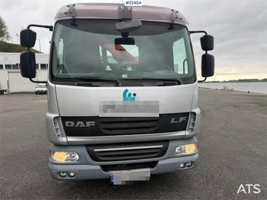DAF 45.180 flatbed truck with low mileage and a PK4100 45.180 flatbed truck with low mileage and a PK4100 2007 2 image 19
