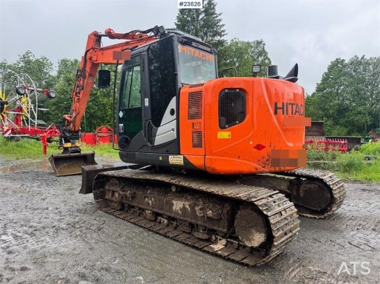 Hitachi ZX135US-5B Excavator w/ Rototilt – 2 Buckets – Eas 10227 2013 2 Crawler Excavators image 4