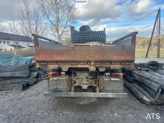 Scania P93H crane truck with 14 t/m crane and Laxo attach P93H crane truck with 14 t/m crane and Laxo attach 1989 2 Crane ...