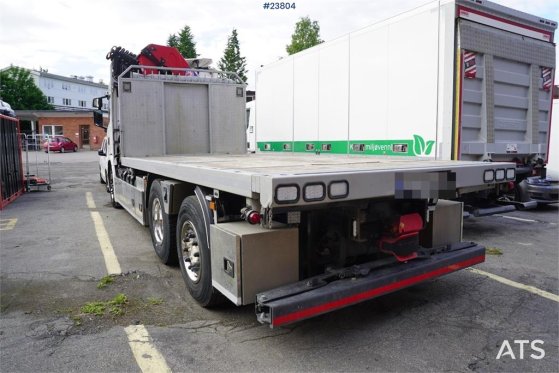Scania G410 6x2 gas truck with HMF 2820 crane and 3-way t 3203 2023 2 Crane trucks image 19