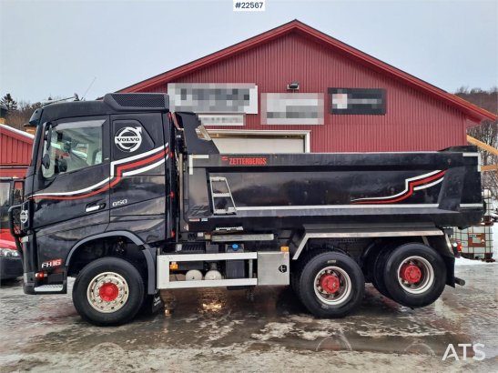 Volvo Fh16 650 6x4 Tipper Truck w/ Sørling Triple Traile 590 2018 2 Tipper trucks image 4