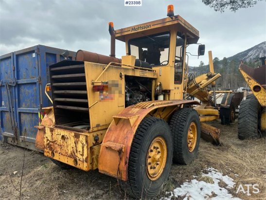 Mattsson MPAB 6x6 grader w/ blades and 2 extra for tires Mattsson MPAB 6x6 grader w/ blades and 2 extra for tires 1985 2 M...