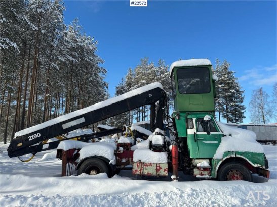 Volvo Skid Steer Loader w/ Jonsred Crane Skid Steer Loader w/ Jonsred Crane 1996 2 Crane trucks image 4