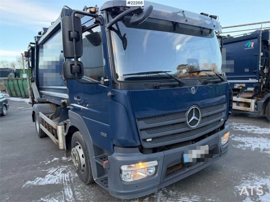 Mercedes-Benz Atego 1224, 2 compartment waste collection vehicle Mercedes-Benz Atego 1224, 2 compartment waste collection ...