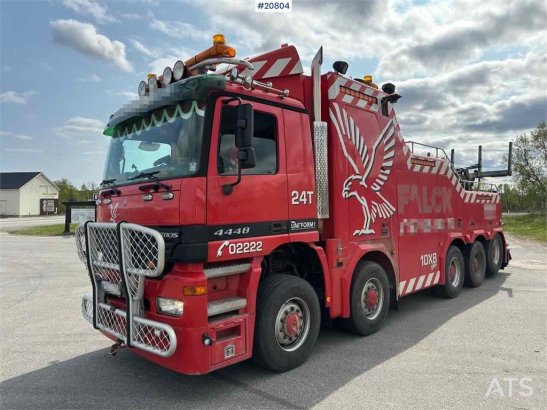 Mercedes-Benz Actros 4448 8x8 heavy hauler w/ SWS body and low m Mercedes-Benz Actros 4448 8x8 heavy hauler w/ SWS body an...