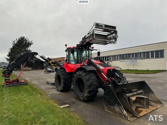 Huddig 1260C Backhoe w/ Palfinger crane, Lift, rototilt a Huddig 1260C Backhoe w/ Palfinger crane, Lift, rototilt a 2016 2...