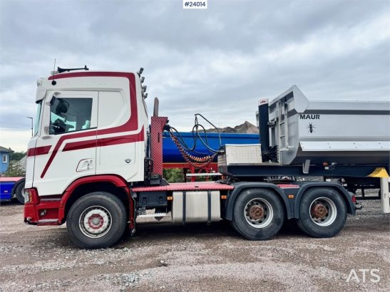 Scania R650 6x4 Tractor Unit with Maur Tipping Semi-Trail R650 6x4 Tractor Unit with Maur Tipping Semi-Trail 2018 2 Tracto...
