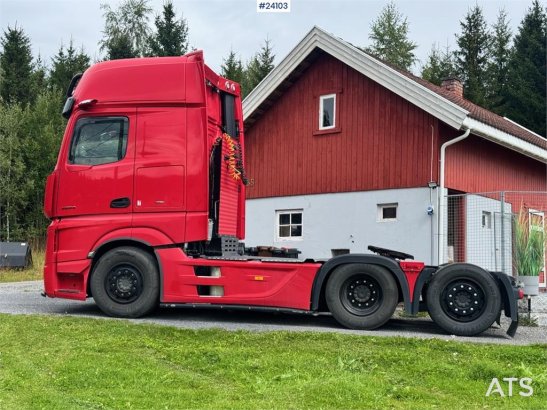 Mercedes-Benz Actros 2553LS 6x2 Tractor Unit – Hydraulics – Well Mercedes-Benz Actros 2553LS 6x2 Tractor Unit – Hydraulics...