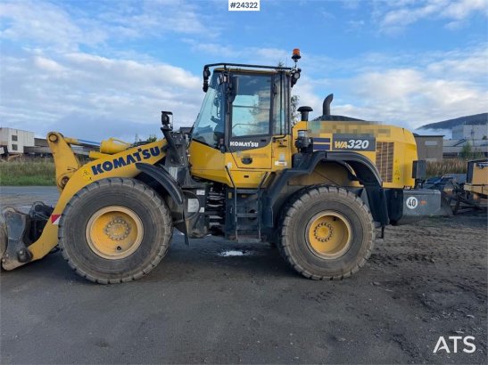 Komatsu WA320-8E0 wheel loader w/ lever steering and a buc 848 2020 2 Wheel Loaders image 4