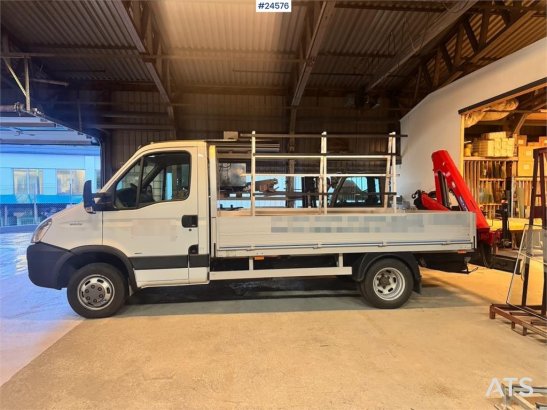 Iveco 50C18 Flatbed Truck with Rear-Mounted HMF Crane – 50C18 Flatbed Truck with Rear-Mounted HMF Crane – 2007 2 image 4