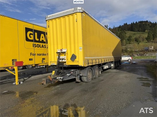 Krone 3-axle curtain-sided trailer with 2-axle Krone dol 3-axle curtain-sided trailer with 2-axle Krone dol 2021 2 image 4