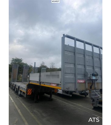 Ozmen Damper 4-Axle Low Loader with Hydraulic Load Ozmen Damper 4-Axle Low Loader with Hydraulic Load 2022 2 Lowloader tra...
