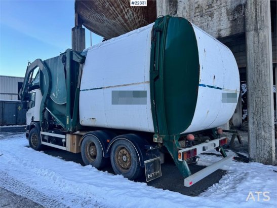 Scania P114 380 refuse compactor truck with front loader P114 380 refuse compactor truck with front loader 2004 2 image 5