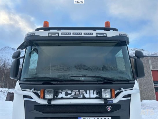 Scania R580 6x2 plow rigged tipper truck w/ plow plate. S R580 6x2 plow rigged tipper truck w/ plow plate. S 2016 2 Tipper...