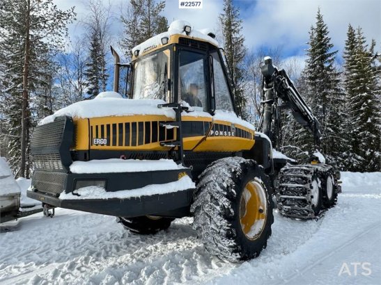 Ponsse Ergo Harvester with H7 Head and Ilsbo Brush Cutter Ponsse Ergo Harvester with H7 Head and Ilsbo Brush Cutter 2009 2...