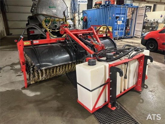 Tokvam FK broom with wheel loader attachment or tractor a Tokvam FK broom with wheel loader attachment or tractor a 2 imag...