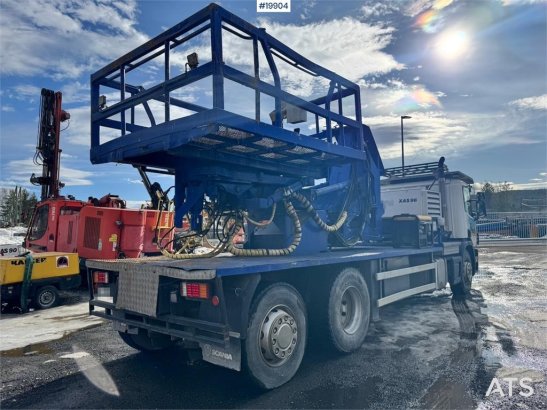 Scania P114 Lift truck w/ Compressor and 8 meter Lift. P114 Lift truck w/ Compressor and 8 meter Lift. 1997 2 image 35