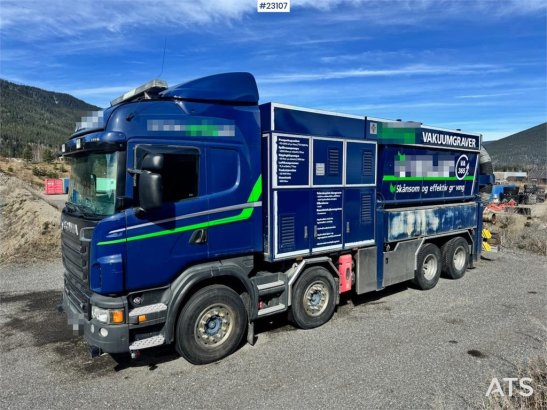 Scania R620 Vacuum Excavator – 43,000 m³ per hour – 245,0 R620 Vacuum Excavator – 43,000 m³ per hour – 245,0 2013 2 Crawle...