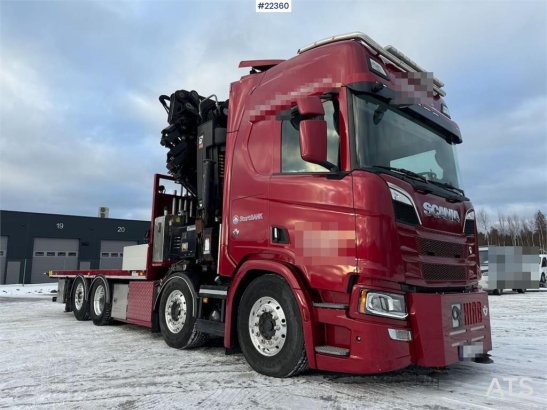 Scania R580 8x2 crane truck with 85 t/m Hiab crane – jib R580 8x2 crane truck with 85 t/m Hiab crane – jib 2019 2 Crane tr...