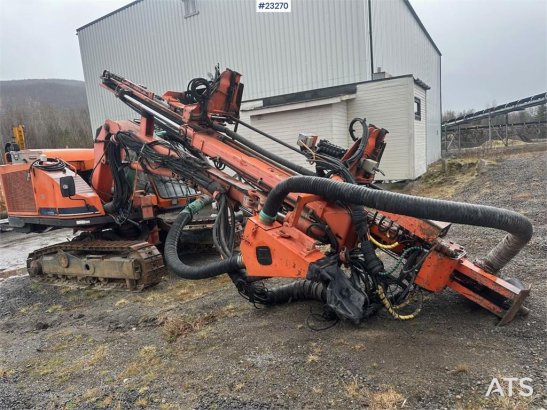 Tamrock 500 drilling rig w/ full set of new drill rods and Tamrock 500 drilling rig w/ full set of new drill rods and 2000...