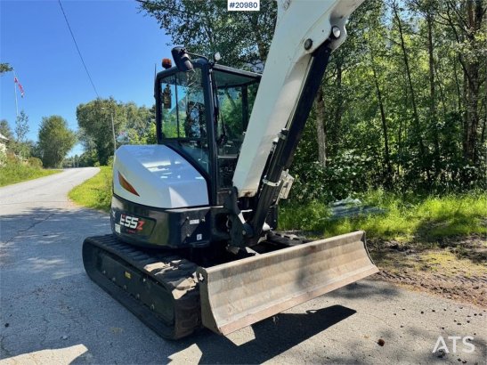 Bobcat E55Z Mini Excavator w/ Rototilt and 2 buckets. 260 E55Z Mini Excavator w/ Rototilt and 2 buckets. 260 2022 2 Crawle...