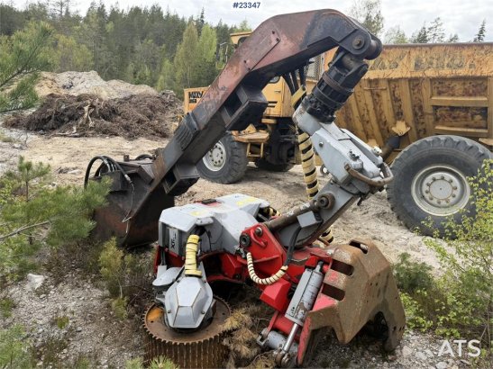 Log Max 7000XT harvesting attachment for excavators, compl LOG MAX 7000XT harvesting attachment for excavators, compl 2008...