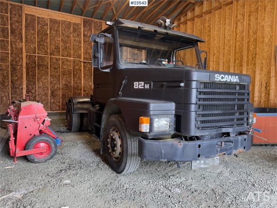 Scania 82M m/ 1971 DAMM SD325 maskinhenger 82M m/ 1971 DAMM SD325 maskinhenger 1981 2 Tractor Units image 20